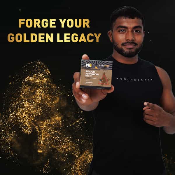 Koshaveda Shilajit Ashwa Gold Wsg 77 By Muscleblaze | 20G