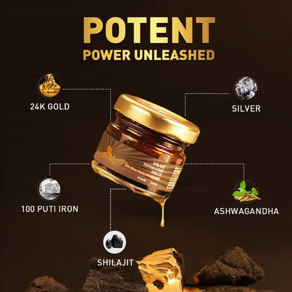 Koshaveda Shilajit Ashwa Gold Wsg 77 By Muscleblaze | 20G