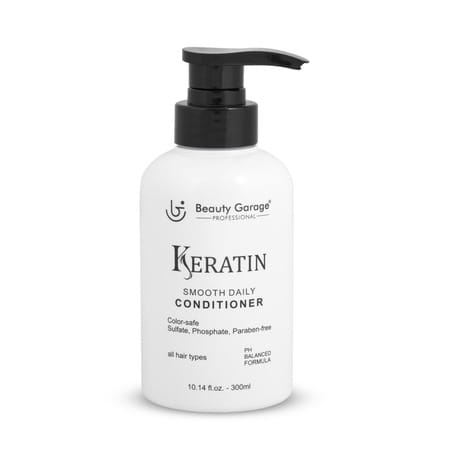 Beauty Garage Keratin Sulfate Free Moisturizing Smooth Daily Conditioner 300ml
