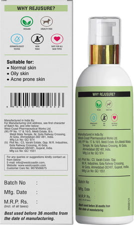 Rejusure Aha 0.5% + Bha 0.5% Facial Moisturizer 50ml