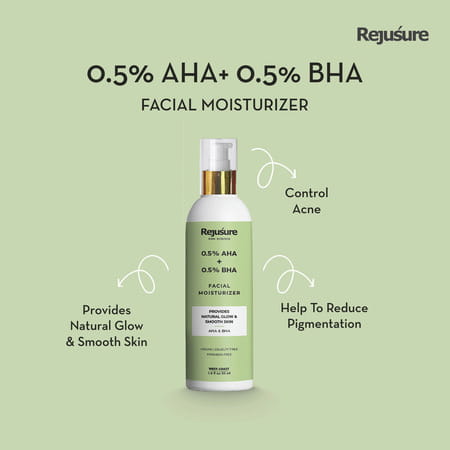Rejusure Aha 0.5% + Bha 0.5% Facial Moisturizer 50ml