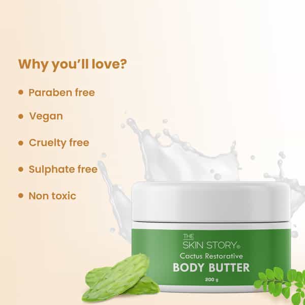 The Skin Story Cactus Restorative Body Butter | 200Gm