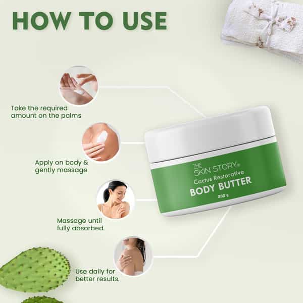 The Skin Story Cactus Restorative Body Butter | 200Gm