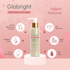Globright Whitening Face Wash 100 Ml | Berberry & Green Tea | Paraben Free (Pack Of 1)