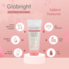 Globright Whitening Face Wash 100 Ml | Berberry & Green Tea | Paraben Free (Pack Of 1)