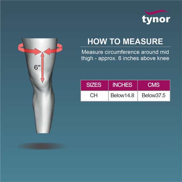 Tynor Knee Immobiliser Grey Child 1 Unit