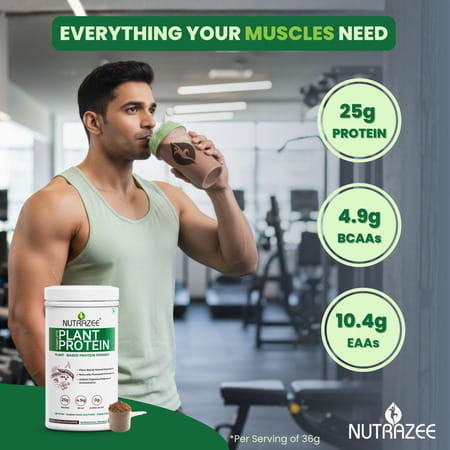 Nutrazee 100% Plant Protein Powder Vegan (400g)