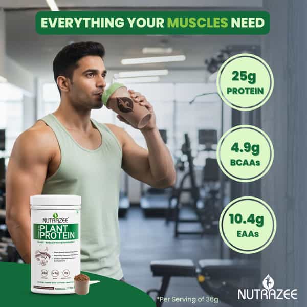 Nutrazee 100% Plant Protein Powder Vegan (400G)