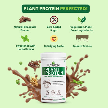 Nutrazee 100% Plant Protein Powder Vegan (400g)