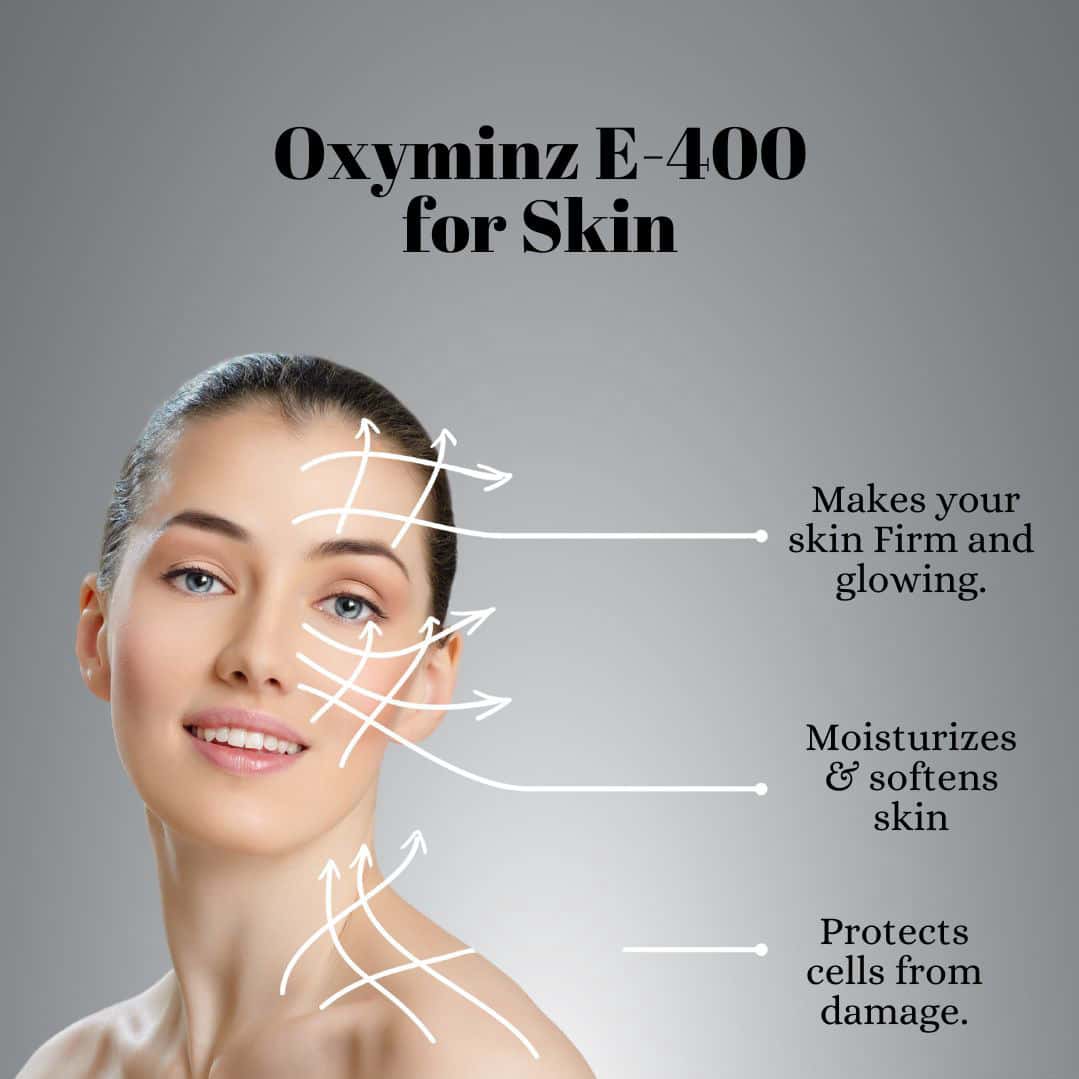 Buy OXYMINZE 400 VITAMIN E & OMEGA 3 CAPSULE FOR SKIN AND HAIR HEALTH