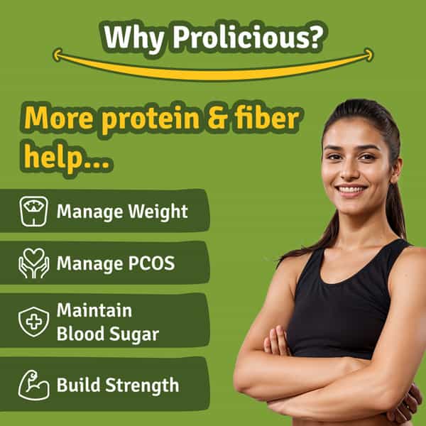 Prolicious Nuts & Seeeds 10G Protein & 4G Fiber | No Refined Sugar | Plant Based - 50G (Pack Of 6)