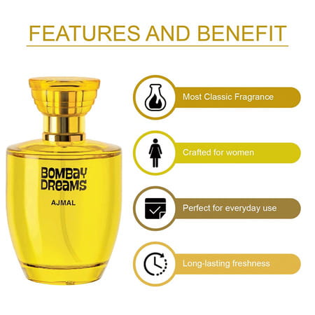 Ajmal Aurum Edp 75ml Perfume For Women And Bombay Dreams Edp 100ml Perfume For Women