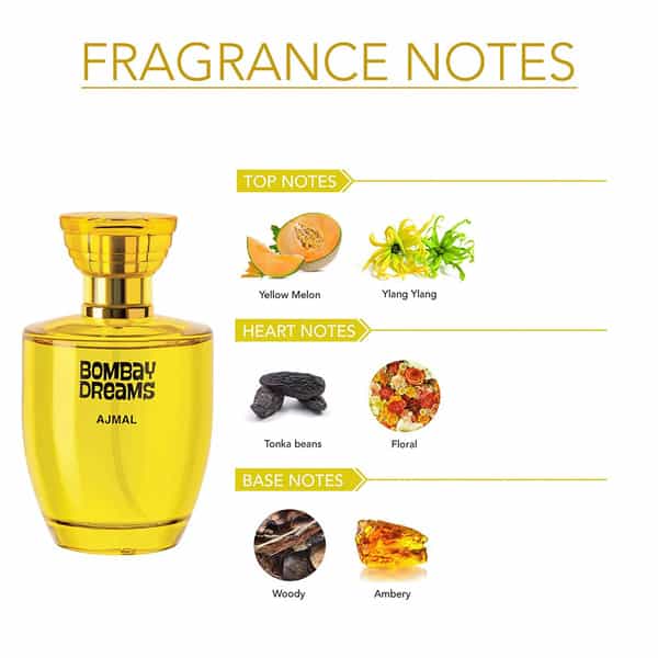 Ajmal Aurum Edp 75Ml Perfume For Women And Bombay Dreams Edp 100Ml Perfume For Women