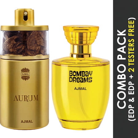 Ajmal Aurum Edp 75ml Perfume For Women And Bombay Dreams Edp 100ml Perfume For Women