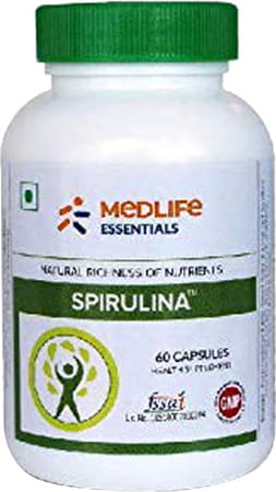 Spirulina Capsule 60 Medlife Essential