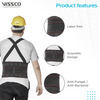 Vissco Industrial Back Support For Lifting Heavy Material/Goods - Small (Black)