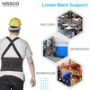 Vissco Industrial Back Support For Lifting Heavy Material/Goods - Small (Black)