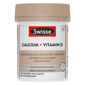 Swisse Ultiboost Calcium + Vitamin D Tablet 90 No'S