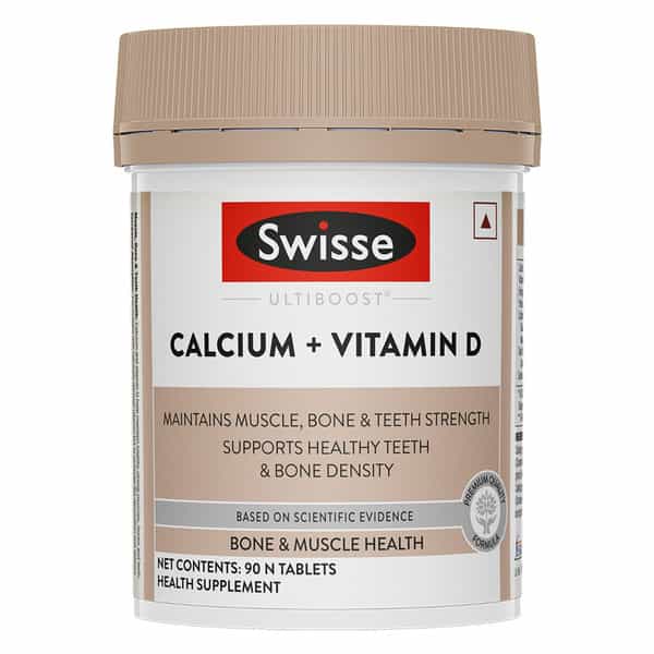 Swisse Ultiboost Calcium + Vitamin D Tablet 90 No's