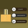 The Man Company Fiery Fragrance Perfume Combo Set - Valentine Perfume Kit For Him