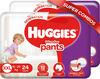 Huggies Wonder Pants Double Extra Large Size Diapers Combo Pack Of 2 24 Counts Per Pack (48 Count)
