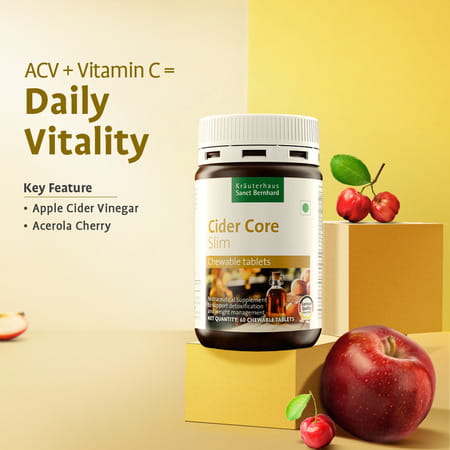 Sanct Bernhard Daily Vitamin Blend Support | Vitamins C D & Zinc | Supports Skin Hair & Nails 60n