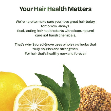Sacred Grove Neem Leaves & Lemon Peel Anti-Dandruff Hair Mask - 200 Gms
