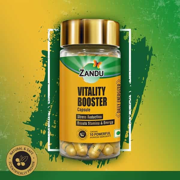 Zandu Vitality Booster Capsules Bottle Of 60