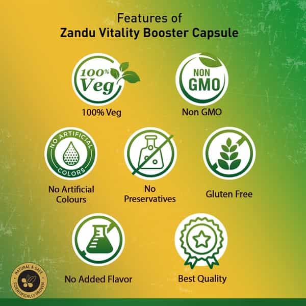 Zandu Vitality Booster Capsules Bottle Of 60
