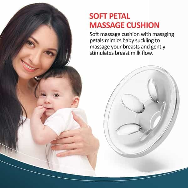 Luvlap Adore Manual Breast Pump 2 Level Suction Adjustment Soft & Gentle Bpa Free