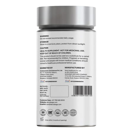 Decode Age Mag7 Supplement | Supports Mood | Bone And Muscle Health | Metabolism | Veg - 60n