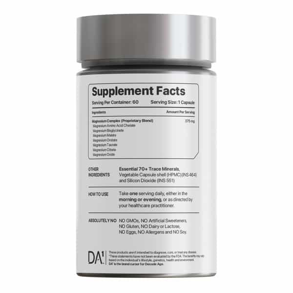 Decode Age Mag7 Supplement | Supports Mood | Bone And Muscle Health | Metabolism | Veg - 60N