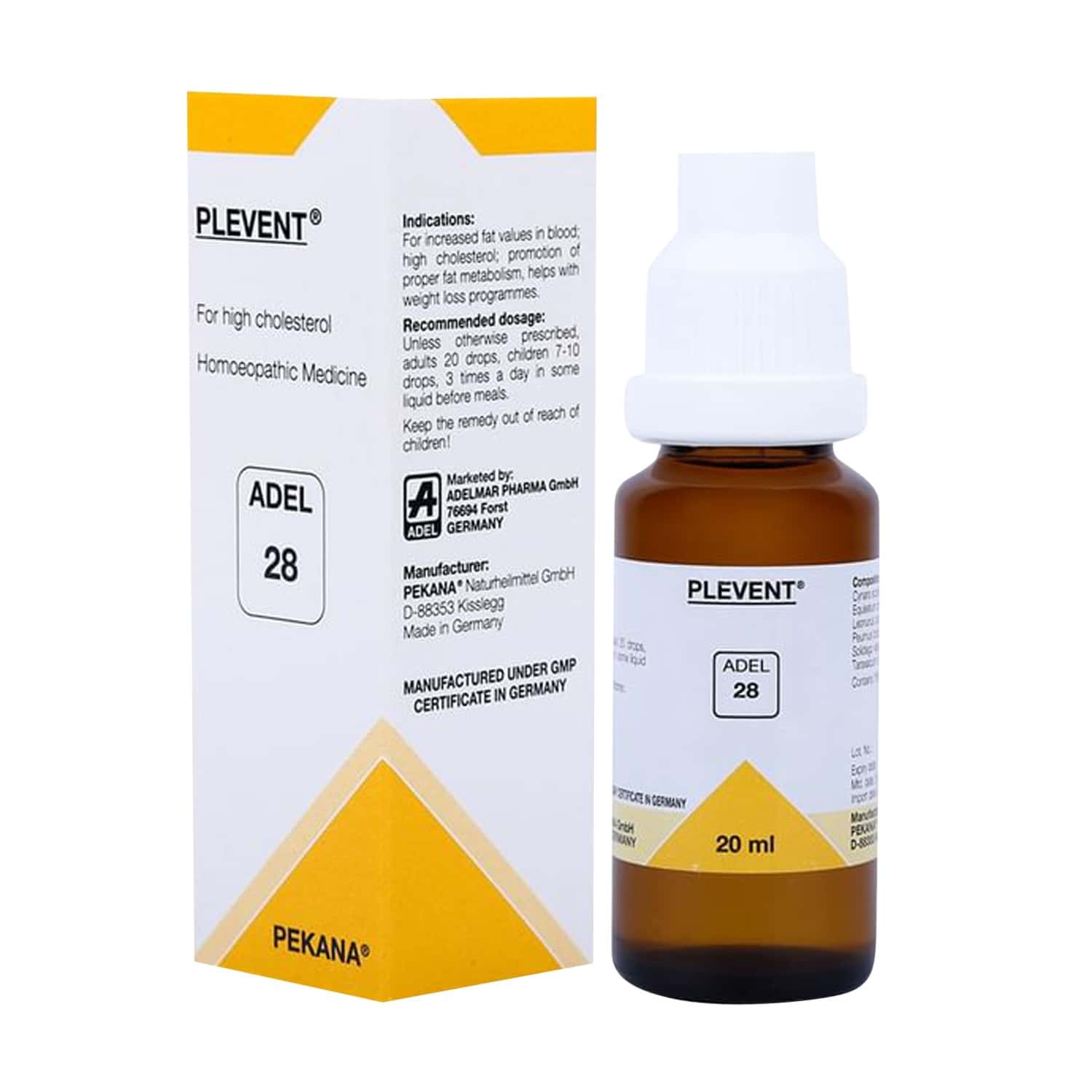 Buy ADEL 28 PLEVENT DROPS 20 ML Online & Get Upto 60 OFF at PharmEasy