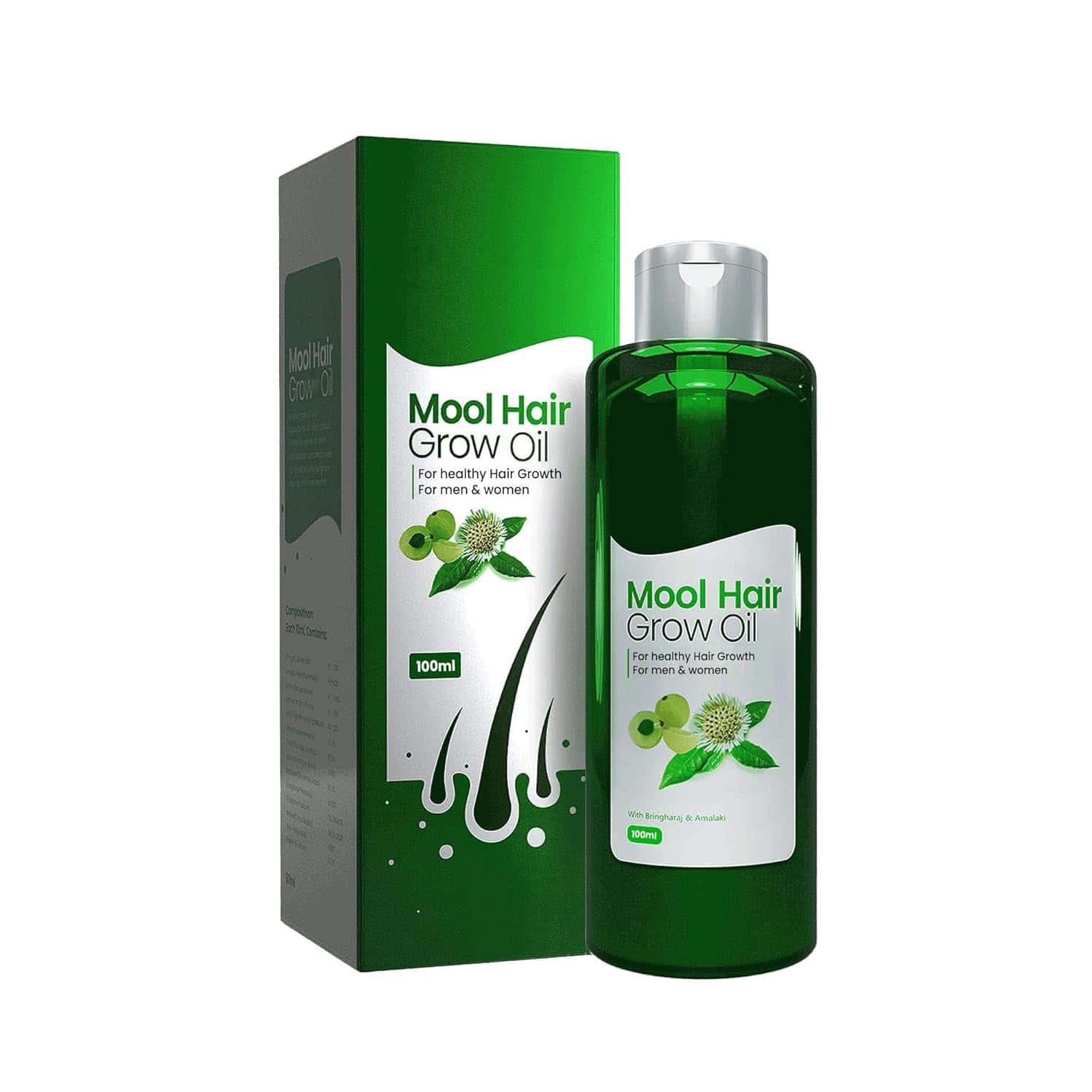 Mool Hair Grow Oil For Hair Fall Control And Hair Growth And Thickness For Men & Women (100 Ml)