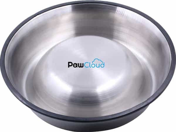 Pawcloud Petwag Stainless Steel Dog Bowl Anti Skid Dog Feeding Bowl - Medium & Large Dog Breed Large
