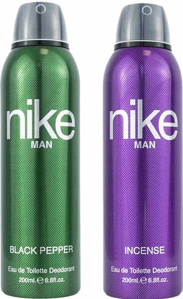 Nike Black Pepper + Incense Deodorant For Man Pack Of 2 (200Ml Each)