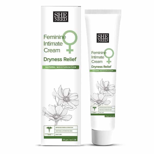 Sheneed Feminine Intimate Cream Dryness Relief 30Glong-Lasting Moisturizing Lubricant|Gynac Approved