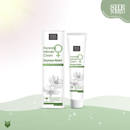 Sheneed Feminine Intimate Cream Dryness Relief 30glong-Lasting Moisturizing Lubricant|Gynac Approved