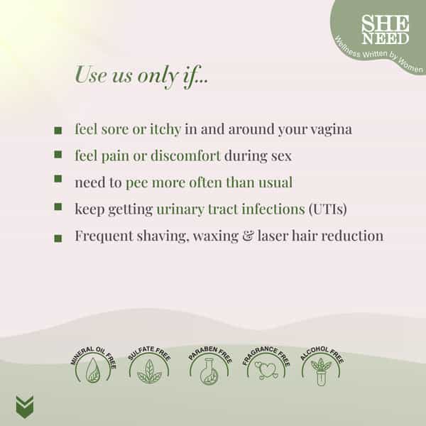 Sheneed Feminine Intimate Cream Dryness Relief 30Glong-Lasting Moisturizing Lubricant|Gynac Approved