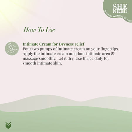 Sheneed Feminine Intimate Cream Dryness Relief 30glong-Lasting Moisturizing Lubricant|Gynac Approved