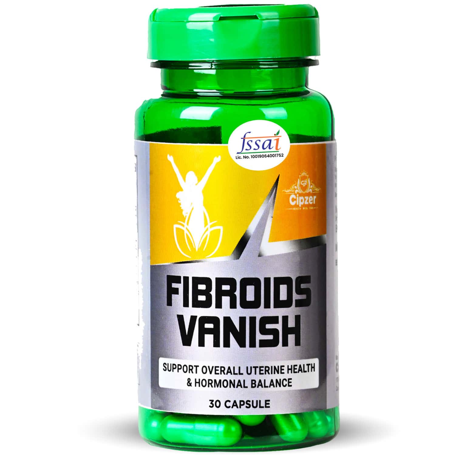Cipzer Fibroids Vanish Capsule Manage Fibroids In Women | Reproductive & Hormone Balance-30 Capsules
