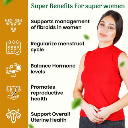 Cipzer Fibroids Vanish 30 Capsules | Supports Womens Reproductive Health & Hormonal Balance