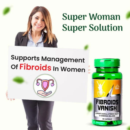 Cipzer Fibroids Vanish 30 Capsules | Supports Womens Reproductive Health & Hormonal Balance