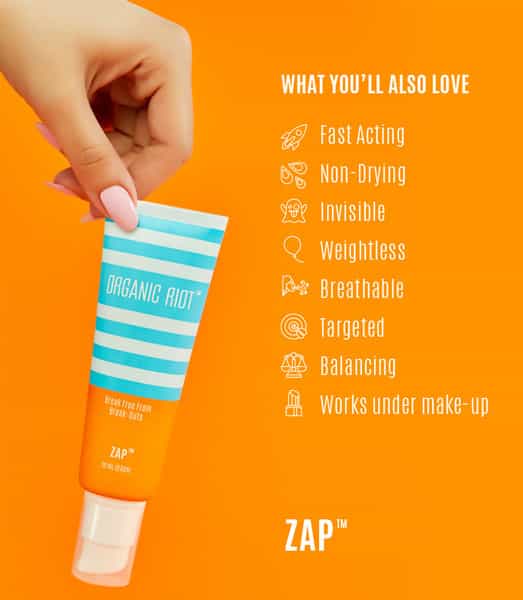 Organic Riot - Zap Anti Acne Serum Tube Of 50 Ml