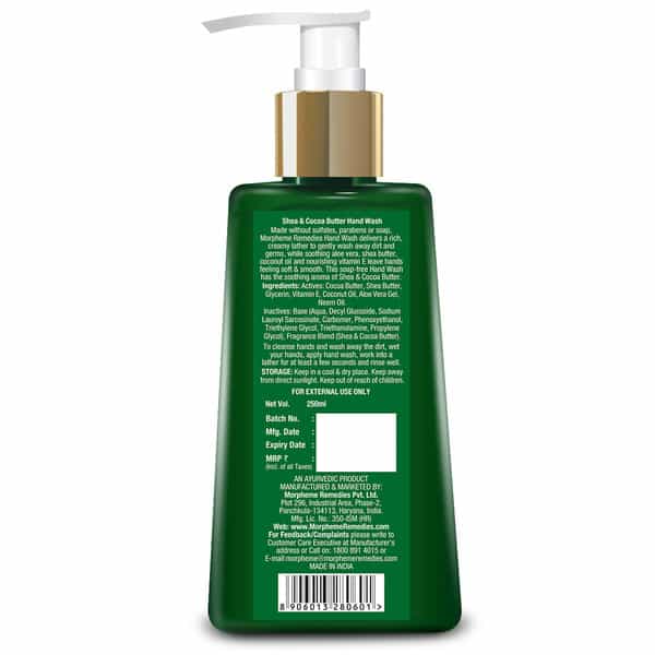 Morpheme Remedies Hand Wash Shea & Cocoa Butter 250Ml