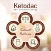 Ketodac Anti-Dandruff Shampoo 100 Ml | Ketoconazole 2 % | Paraben Free (Pack Of 4)