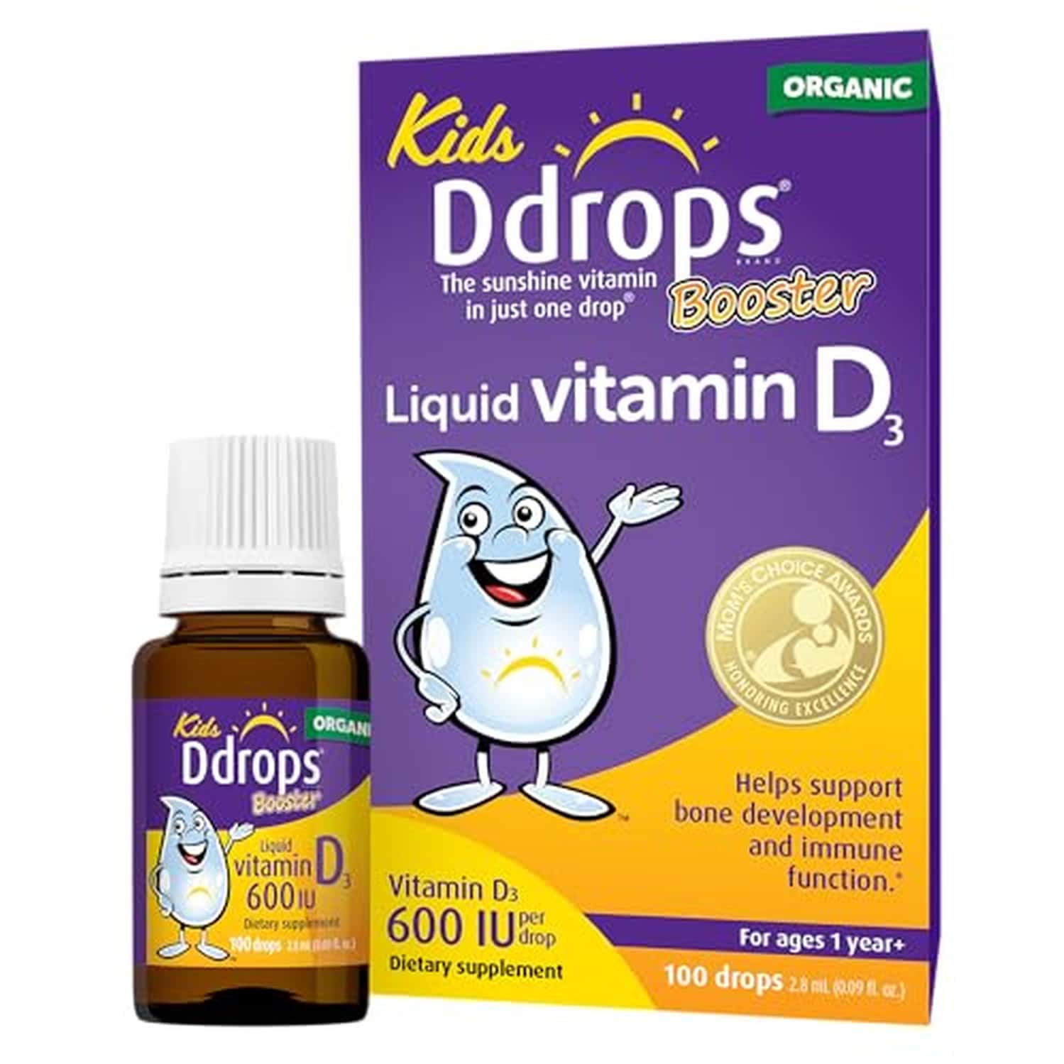 Ddrops Kids Booster 600iu | 100 Drops