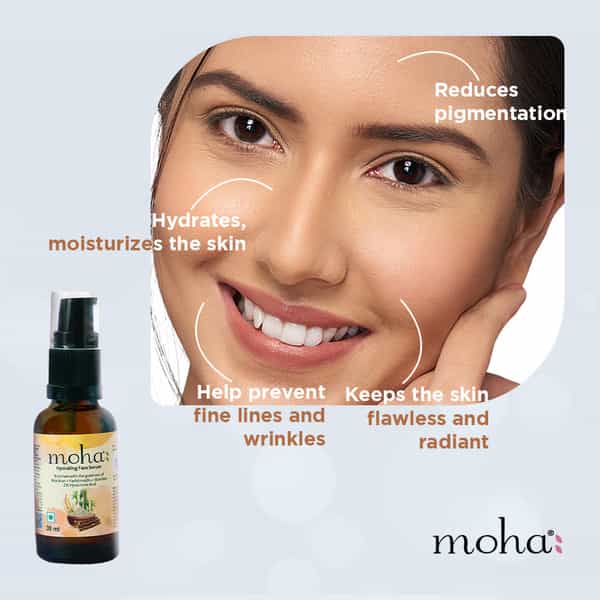 Hydrating Face Serum For Moisturized | Hydrated & Younger Looking Skin | 2% Hyaluronic Acid | 30Ml