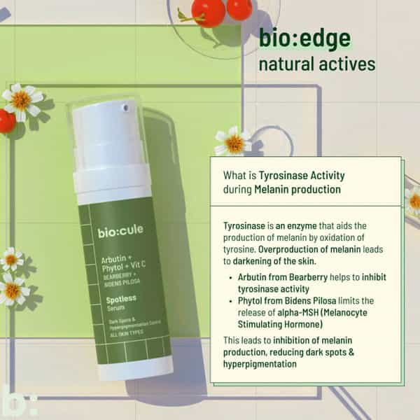 Biocule Spotless Vitamin C Face Serum With Natural Arbutin+Phytol For Dark Spot & Hyperpigmentation