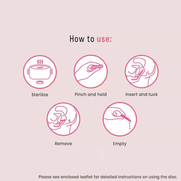 Sirona Reusable Menstrual Cup Disc For Women - Large -1 Unit
